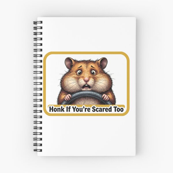 Item preview, Honk Scared Hamster Sign designed and sold by Roy & Tiffany.
