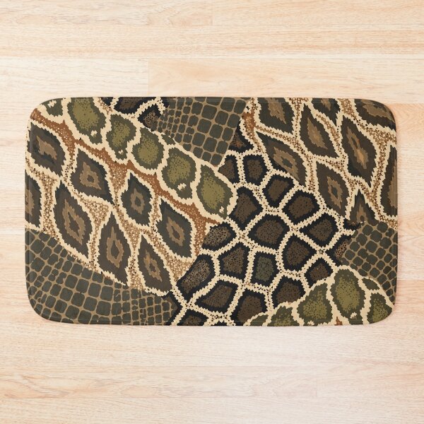 Item preview, Exotic Reptile Skin Pattern Collage designed and sold by WildlifeInc.