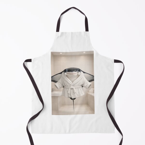 Item preview, Manta Ray Wearing a Cozy Bathrobe designed and sold by Sillytoe.