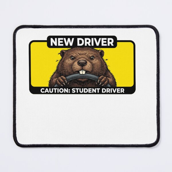 Item preview, Student Driver Beaver Badge designed and sold by Roy & Tiffany.