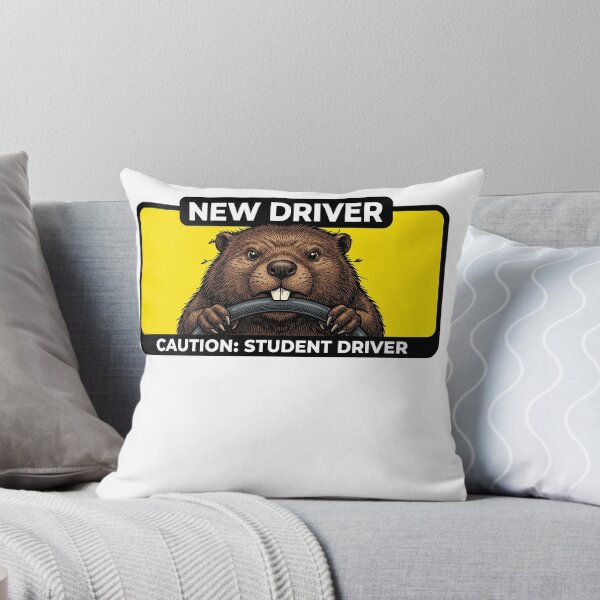 Item preview, Student Driver Beaver Badge designed and sold by Roy & Tiffany.