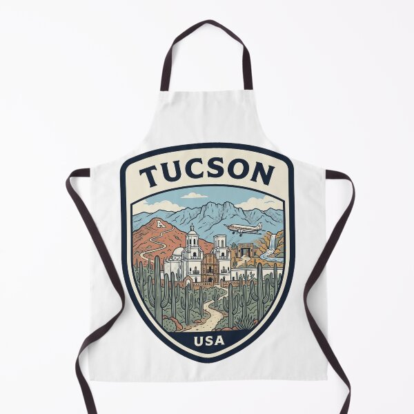 Item preview, Tucson Arizona Saguaro Desert Vintage Travel Badge designed and sold by k3rstman1.