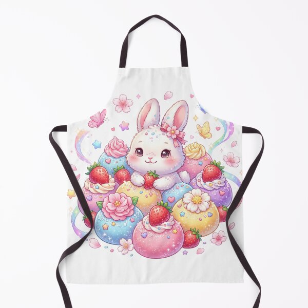 Aperçu de l'œuvre Lapin blanc sortant d'un mochi créée et vendue par kidoramagic.