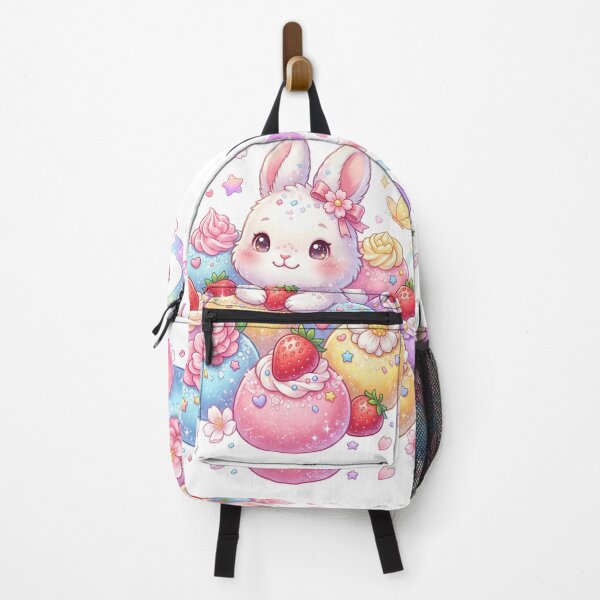 Item preview, White bunny emerging from mochi designed and sold by kidoramagic.