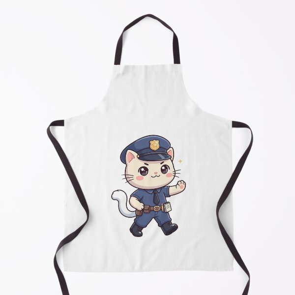 Item preview, Kawaii Cat Police Officer Ready To Help designed and sold by HoopeStylee.