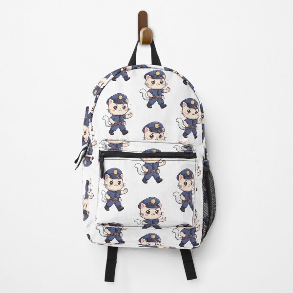 Item preview, Kawaii Cat Police Officer Ready To Help designed and sold by HoopeStylee.