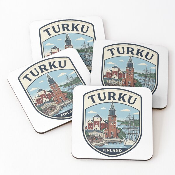 Item preview, Insignia de viaje vintage de Turku, Finlandia designed and sold by k3rstman1.