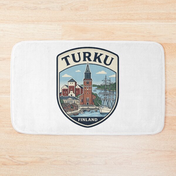Item preview, Turku Finland Vintage Travel Badge designed and sold by k3rstman1.