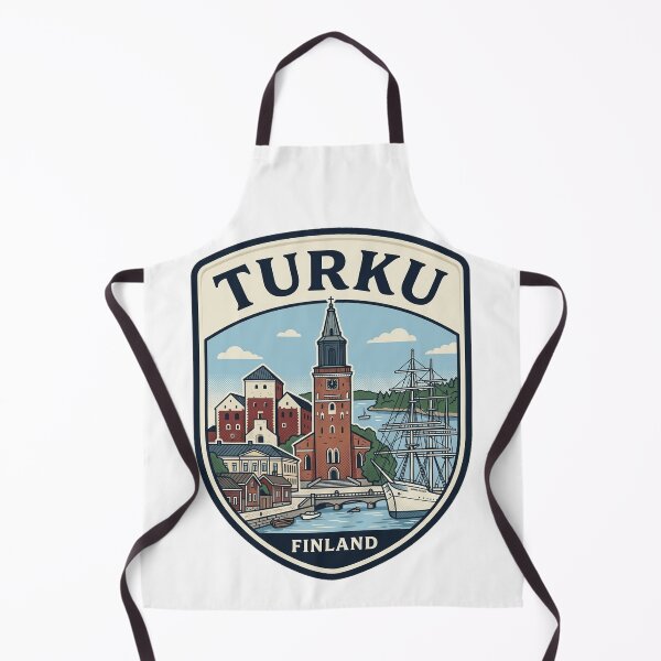 Item preview, Insignia de viaje vintage de Turku, Finlandia designed and sold by k3rstman1.