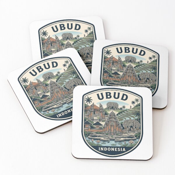 Item preview, Ubud Bali Indonesia Vintage Travel Badge designed and sold by k3rstman1.