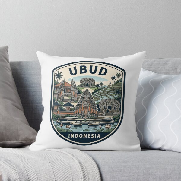 Item preview, Ubud Bali Indonesia Vintage Travel Badge designed and sold by k3rstman1.