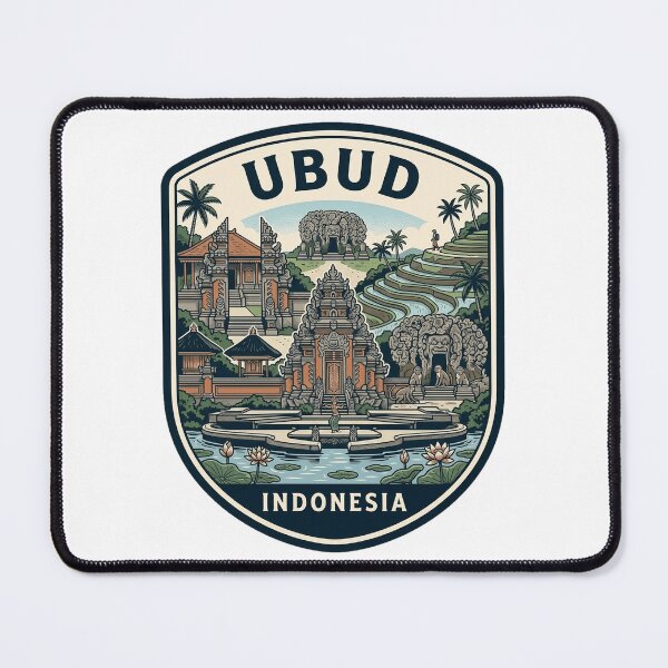 Item preview, Ubud Bali Indonesia Vintage Travel Badge designed and sold by k3rstman1.