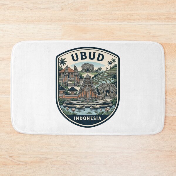 Item preview, Ubud Bali Indonesia Vintage Travel Badge designed and sold by k3rstman1.