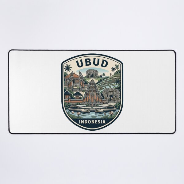 Item preview, Ubud Bali Indonesia Vintage Travel Badge designed and sold by k3rstman1.
