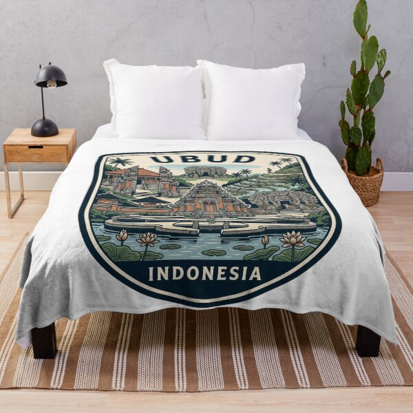 Item preview, Ubud Bali Indonesia Vintage Travel Badge designed and sold by k3rstman1.
