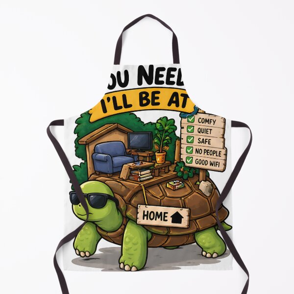 Item preview, Introvert Turtle Finds Perfect Home designed and sold by Social Battery Co..