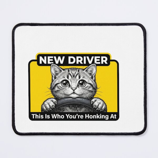 Item preview, Tabby Cat Honking Sign designed and sold by Roy & Tiffany.