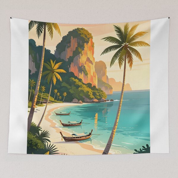 Item preview, Thailand Tropical Paradise – Longtail Boat at Sunset designed and sold by Spirit of Siam.