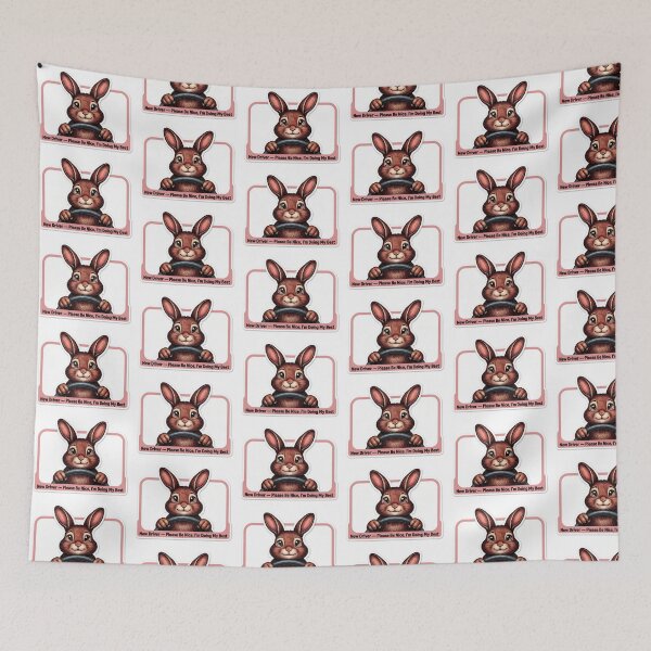 Item preview, Please Be Nice Bunny designed and sold by Roy & Tiffany.