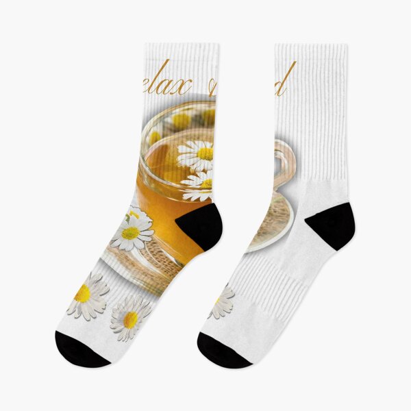 Item preview, "Relax & Unwind" - Chamomile Tea Elegance designed and sold by MinimalAurashop.