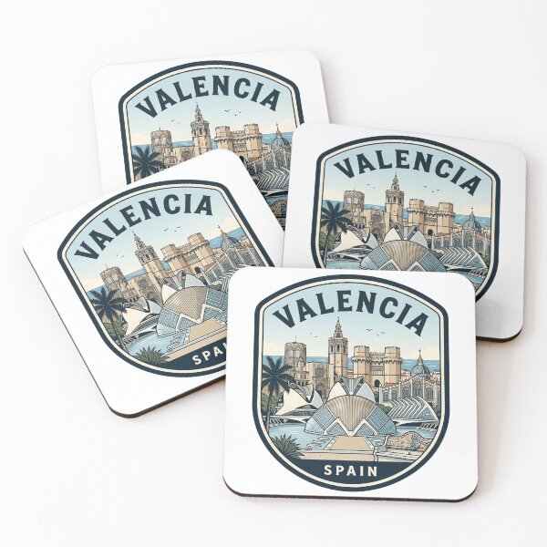 Item preview, Valencia Spain Vintage Travel Emblem designed and sold by k3rstman1.