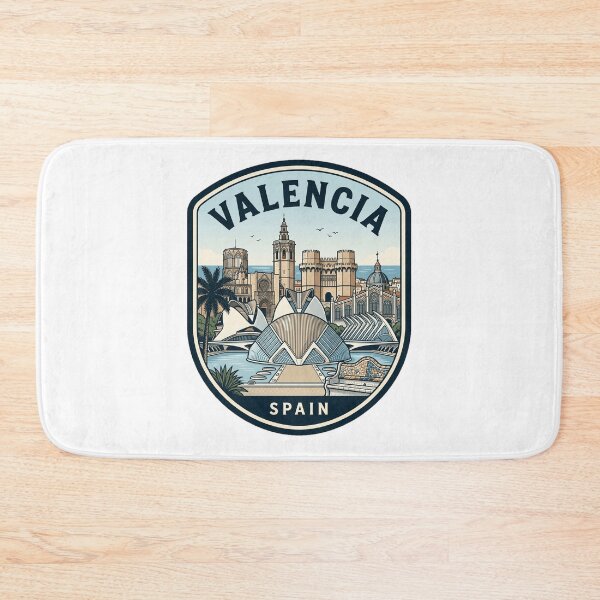Item preview, Valencia Spain Vintage Travel Emblem designed and sold by k3rstman1.