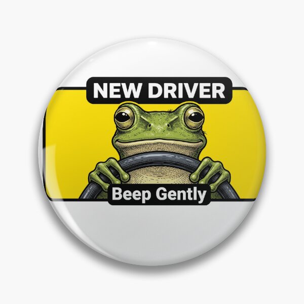Item preview, Beep Gently Green Frog designed and sold by Roy & Tiffany.