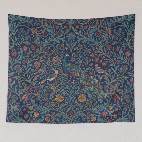 Item preview, Bunny Aesthetic Vintage Abstract Floral Seamless Pattern Art designed and sold by ART ATTACK ZONE.