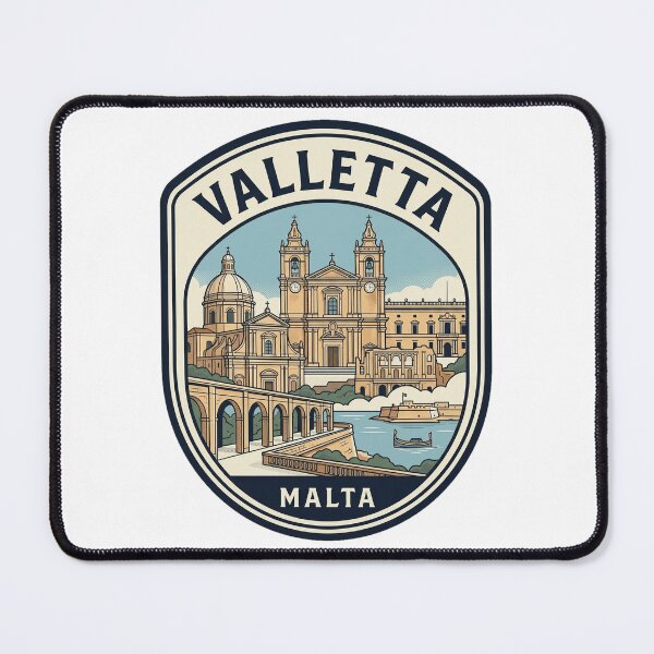 Item preview, Valletta Malta Vintage Travel Emblem designed and sold by k3rstman1.