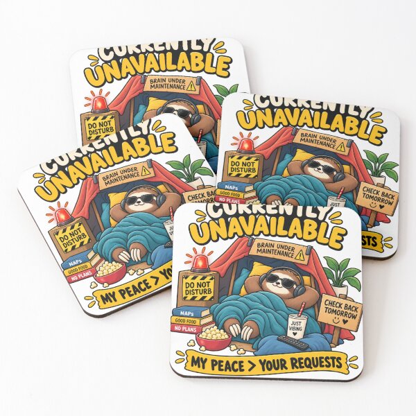 Item preview, Currently Unavailable Sloth Humor designed and sold by Social Battery Co..
