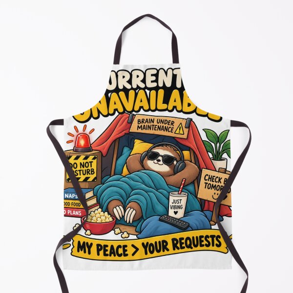 Item preview, Currently Unavailable Sloth Humor designed and sold by Social Battery Co..