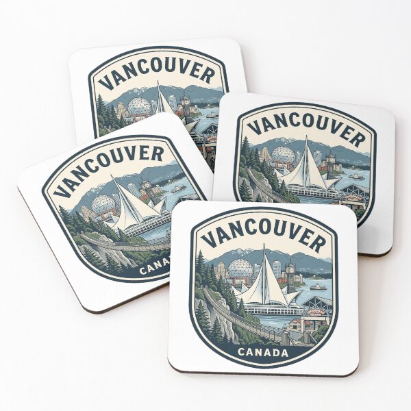 Item preview, Vancouver Canada Retro Travel Emblem designed and sold by k3rstman1.
