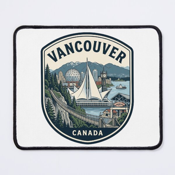 Item preview, Vancouver Canada Retro Travel Emblem designed and sold by k3rstman1.