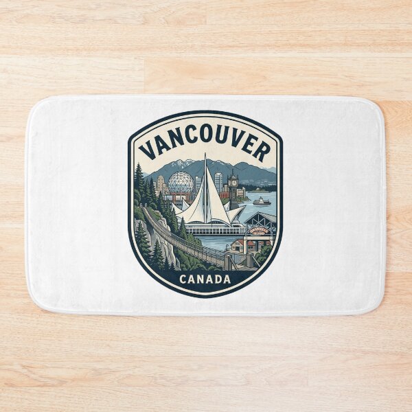 Item preview, Vancouver Canada Retro Travel Emblem designed and sold by k3rstman1.