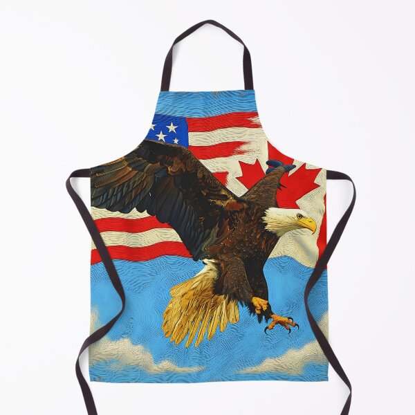 Item preview, Unity - Canada Flag, US Flag and Eagle designed and sold by NaturePrints.