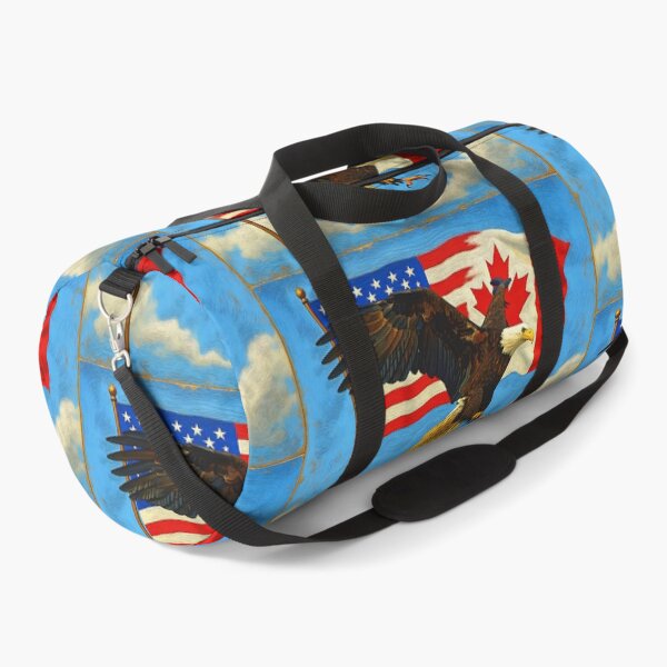 Item preview, Unity - Canada Flag, US Flag and Eagle designed and sold by NaturePrints.