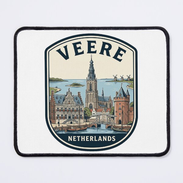 Item preview, Vintage Veere Netherlands Dutch Town Travel Badge designed and sold by k3rstman1.