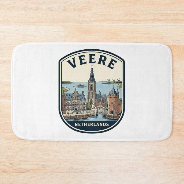 Item preview, Vintage Veere Netherlands Dutch Town Travel Badge designed and sold by k3rstman1.