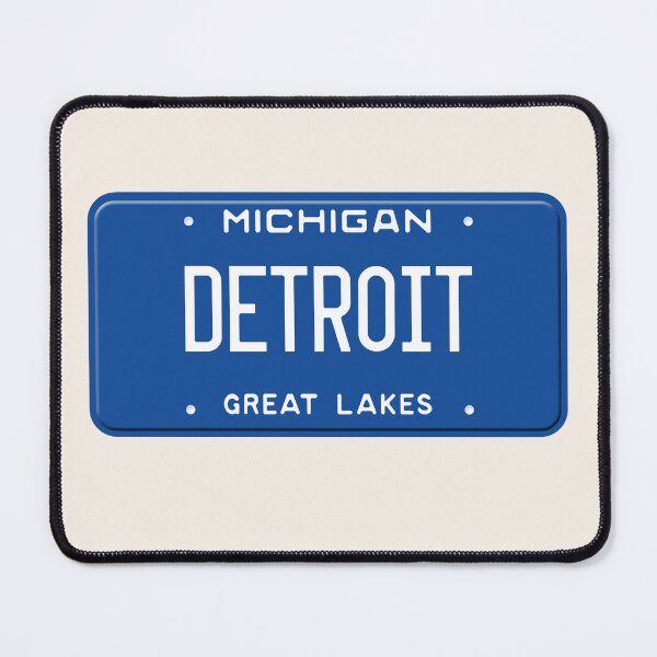 Item preview, Detroit License Plate Michigan designed and sold by goodvibesgreatlakes.