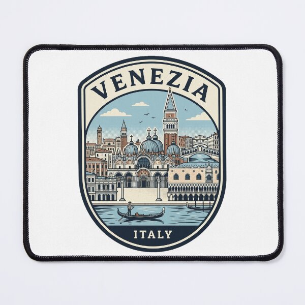 Item preview, Venezia Italy Vintage Travel Emblem Venice Skyline designed and sold by k3rstman1.
