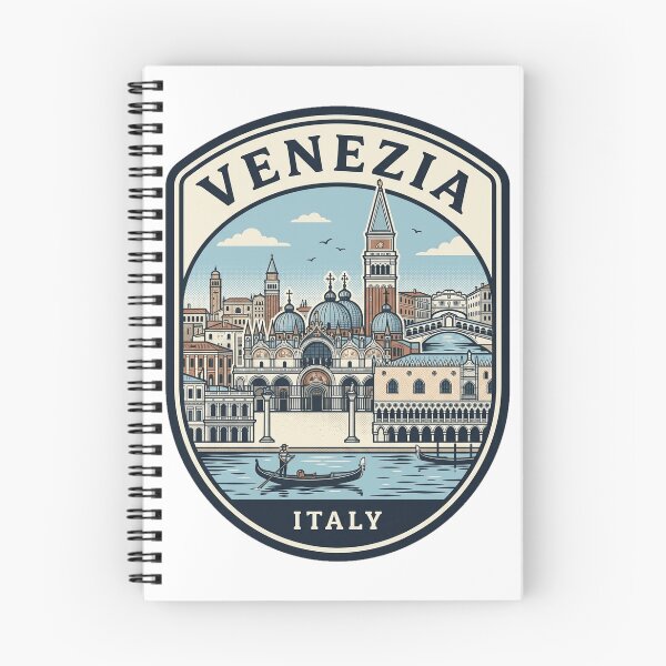Item preview, Venezia Italy Vintage Travel Emblem Venice Skyline designed and sold by k3rstman1.