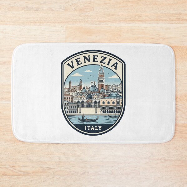 Item preview, Venezia Italy Vintage Travel Emblem Venice Skyline designed and sold by k3rstman1.