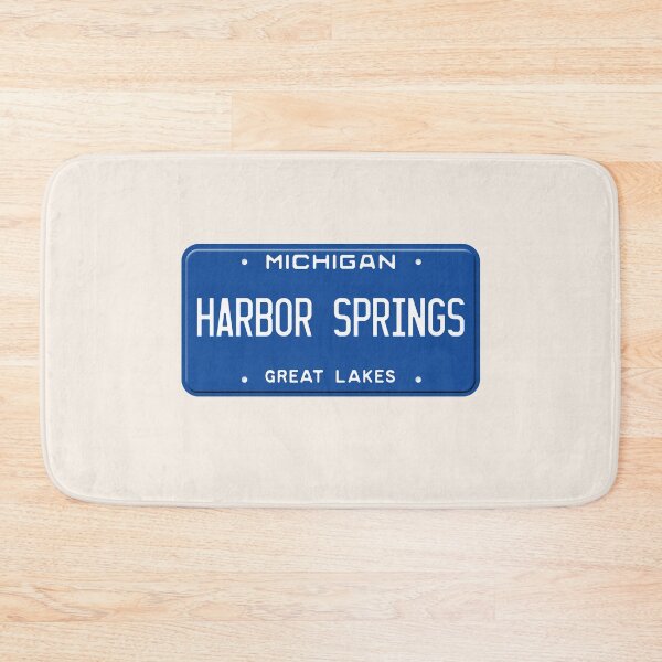 Item preview, Harbor Springs License Plate Michigan designed and sold by goodvibesgreatlakes.