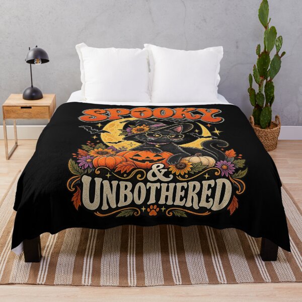 Item preview, Spooky and Unbothered Black Cat Witch Halloween designed and sold by VioletNance.