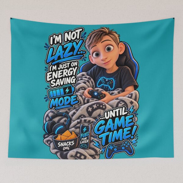 Item preview, I’m Not Lazy, I’m in Energy Mode Until Game Time designed and sold by OutlanderDesigns.