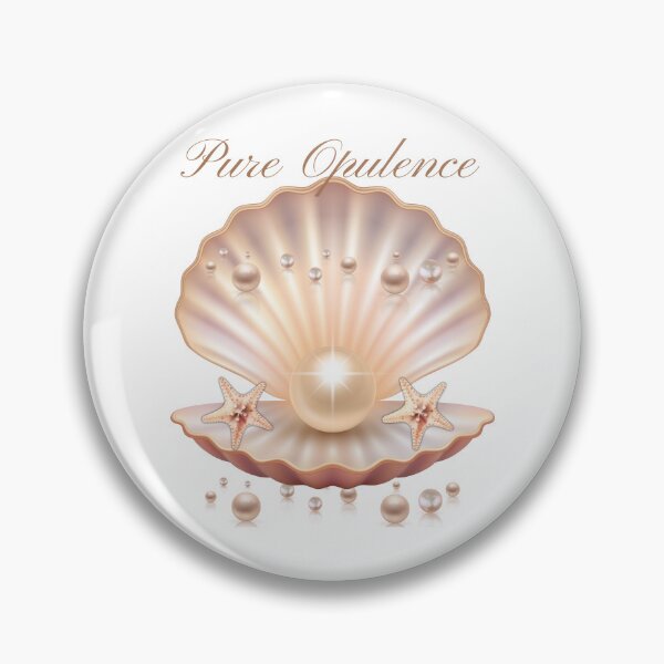 Item preview, Pure Opulence - The Luminous Pearl & Seashell designed and sold by MinimalAurashop.