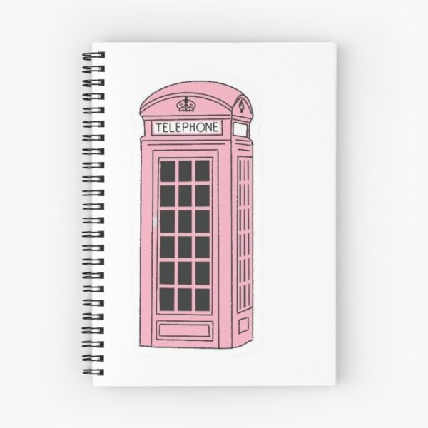 Item preview, Pink London Phone Booth Illustration designed and sold by Mceciliart.