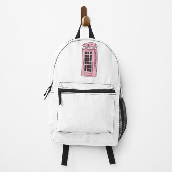Item preview, Pink London Phone Booth Illustration designed and sold by Mceciliart.