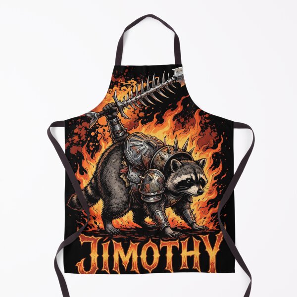 Item preview, Jimothy As a Warlord in Ornate Trash Lid Armour Raising Funny Raccoon Tee designed and sold by Senpaiwaves.