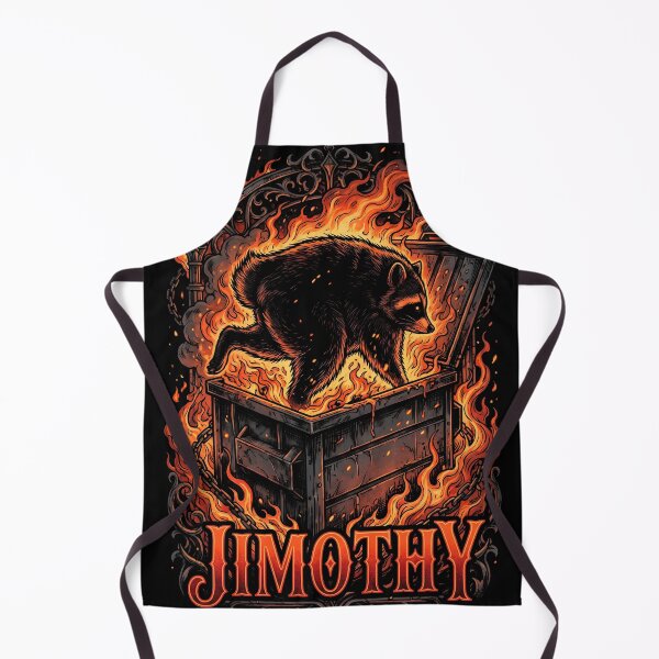 Item preview, Jimothy Emerging from a Burning Dumpster like a Demon King Funny Raccoon Tee designed and sold by Senpaiwaves.